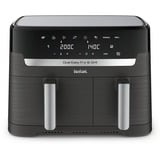 Tefal Doppel-Heißluftfritteuse Dual Easy Fry & Grill schwarz, 2.700 Watt, 2 Körbe 5,2 Liter + 3,1 Liter	