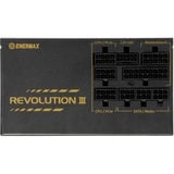 Enermax REVOLUTION III 1000W, PC-Netzteil 1x 12-Pin High Power GPU, 3x PCIe Kabelmanagement, 1000 Watt