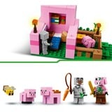 LEGO 21268 Minecraft Das Babyschwein-Haus, Konstruktionsspielzeug 