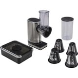 WMF KÜCHENminis Gemüseschneider Salat-to-go, Zerkleinerer edelstahl/schwarz, 150 Watt