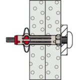 fischer Hohlraumdübel DuoHM 4x55 S PZ 25 Stück, mit Panhead-Schraube