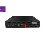 Lenovo Thinkcentre M720q Generalüberholt, Mini-PC schwarz, Windows 11 Pro 64-Bit