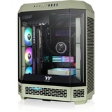 Thermaltake The Tower 600 , Tower-Gehäuse hellgrün, Tempered Glass x 3