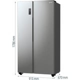 gorenje NRR9185ESXL, Side-by-Side edelstahl, ConvertActive