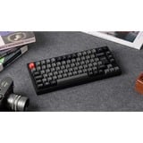 Keychron Lemokey P1 Pro, Gaming-Tastatur schwarz/grau, DE-Layout, Keychron Super Red, Hot-Swap, Aluminiumrahmen, RGB