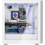 SilverStone FARA 514X, Tower-Gehäuse weiß, Tempered Glass