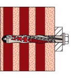 fischer Langschaftdübel DuoXpand 8x120 FUS hellgrau/rot, 50 Stück