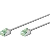 goobay Ultraflexibles Cat.8.1 Patchkabel slim, U/FTP grau, 5 Meter, extrakurze Stecker