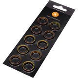 EKWB EK-Quantum Torque Color Ring 10-Pack HDC 16 - Gold, Verbindung gold, 10 Stück