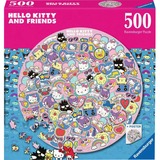 Ravensburger Rundpuzzle - Hello Kitty and Friends 500 Teile