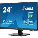 iiyama ProLite XU2463HSU-B1, LED-Monitor 61 cm (24 Zoll), schwarz (matt), FullHD, IPS, AMD Free-Sync, 100Hz Panel