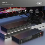 Digitus 8K HDMI Switch, 4x1 schwarz, mit Fernbedienung