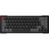 RAIJINTEK MGA-68, Gaming-Tastatur schwarz, DE-Layout, Hejin Magnetic Yellow