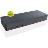 Lenovo Thunderbolt 3 Dock Generalüberholt, Dockingstation schwarz, HDMI, DisplayPort, USB