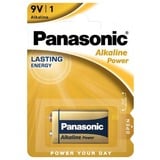 Panasonic Alkaline Power - 9V, Batterie 1 Stück, Typ 9 Volt (E-Block)