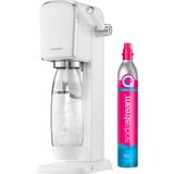 SodaStream Wassersprudler ART, mit PET-Flasche weiß, inkl. CO₂-Zylinder	