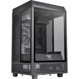 Thermaltake The Tower 100 Mini , Tower-Gehäuse schwarz, Tempered Glass