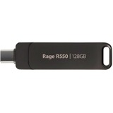 Patriot Rage R550 128Gb, USB-Stick schwarz, USB-A und USB-C 3.2 Gen 1