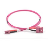 Digitus LWL Patchkabel, Duplex, LC > SC Stecker, Multimode OM4 hellviolett, 5 Meter