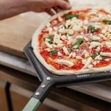 Gozney Pro Pizzaschieber L, 14", Grillbesteck grau/grün, für Pizzen bis ca. Ø 35cm