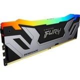 Kingston CU-DIMM 24 GB DDR5-8400, Arbeitsspeicher silber/schwarz, KF584CU40RSA-24, FURY Renegade RGB, INTEL XMP