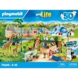 PLAYMOBIL 71600 My Life Mein großer Erlebnis-Zoo, Konstruktionsspielzeug 