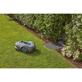 GARDENA Mähroboter smart SILENO max 1.200m² grau/türkis, Li-Ionen Akku, LONA-Technologie