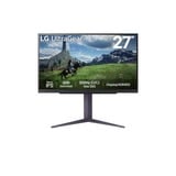 LG UltraGear 27GS85QX-B.AUE, Gaming-Monitor 68.4 cm (27 Zoll), dunkelgrau, WQHD, IPS, HDMI, DP, USB-Hub, 180Hz Panel