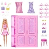 Mattel Barbie Traumkleiderschrank mit Puppe, Puppenmöbel 