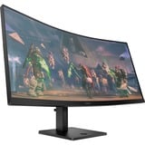 OMEN 34c, Gaming-Monitor 86.4 cm (34 Zoll), schwarz, DisplayPort, HDMI, HDR 400, Curved, 165Hz Panel