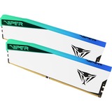 Patriot DIMM 48 GB DDR5-6000 (2x 24 GB) Dual-Kit, Arbeitsspeicher weiß, PVER548G60C42KW, Viper Elite 5 RGB, INTEL XMP, AMD EXPO