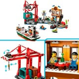 LEGO 60422 City Hafen mit Frachtschiff, Konstruktionsspielzeug 