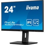 iiyama ProLite XUB2497HSU-B2, LED-Monitor 60.5 cm (23.8 Zoll), schwarz (matt), FullHD, IPS, USB-Hub, 100Hz Panel