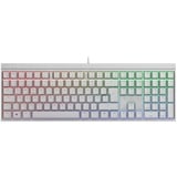 CHERRY MX 2.0S, Gaming-Tastatur weiß, DE-Layout, Cherry MX Red