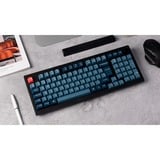 Keychron V5 Max, Gaming-Tastatur schwarz/blaugrau, DE-Layout, Gateron Jupiter Red, Hot-Swap, RGB