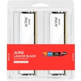 ADATA DIMM 32 GB DDR5-6000 (2x 16 GB) Dual-Kit, Arbeitsspeicher weiß, AX5U6000C4816G-DTLABRWH, XPG Lancer Blade RGB, INTEL XMP, AMD EXPO