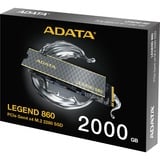 ADATA LEGEND 860  2 TB, SSD PCIe 4.0 x4, NVMe 2.0, M.2 2280