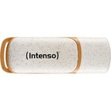 Intenso Green Line 128 GB, USB-Stick beige/braun, USB-A 3.2 Gen 1