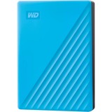 WD My Passport 6TB, Externe Festplatte azurblau, Micro-USB-B 3.2 Gen 1