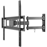 goobay TV-Wandhalterung Basic FULLMOTION (L) schwarz, für 94 - 178cm (37" - 70") Fernseher