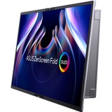 ASUS ZenScreen Fold MQ17QH, OLED-Monitor 43.9 cm (17.3 Zoll), silber, QHD, USB-Hub, faltbar, Dual USB-C, Mini-HDMI