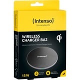 Intenso Wireless Charger BA2, Ladestation schwarz, QI-Standard, PD3.0, Quick Charge 3.0