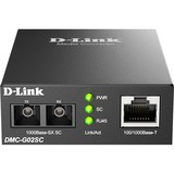 D-Link Gigabit Ethernet Konverter DMC-G02SC/E schwarz, 1000 Mbit/s (RJ-45) > 1000 Mbit/s SX Multimode (SC-Duplex)