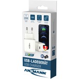 Ansmann Home Charger HC120PD, Ladegerät weiß, kompatibel zu PowerDelivery, Multisafe-Technologie