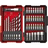 Einhell Akku-Bohrschrauber TE-CD 18/2 Li +39 rot/schwarz, Li-Ionen Akku 2,5Ah, Koffer, 39-teiliges Bit- und Bohrer-Set