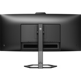 Philips 34E1C5600HE/00, LED-Monitor 86.36 cm (34 Zoll), schwarz, DisplayPort, HDMI, Adaptive-Sync, USB-C, Curved, Webcam, 100Hz Panel