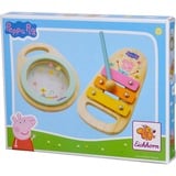 Simba Peppa Pig Holz-Musikset, Musikspielzeug 2-teilig