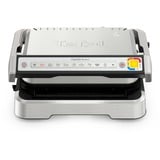 Tefal OptiGrill 2in1 GC773D, Kontaktgrill edelstahl, 2.100 Watt, mit Grillzange