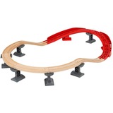 BRIO World Schienenpaket Berg und Tal, Bahn holz/rot, 16-teilig