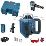 Bosch Rotationslaser GRL 300 HV Professional blau/schwarz, rote Laserlinie und Lotpunkt, mit Laser-Empfänger LR 1, in L-BOXX